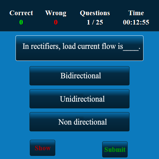 Analog and Digital MCQ Screen 2