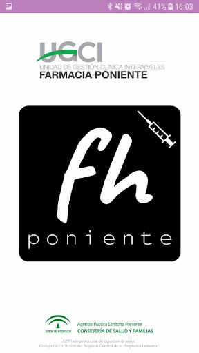 Android application FarmaPoniente screenshort
