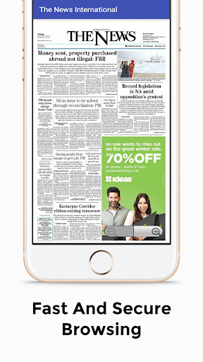 English News Paper Pakistan / Screen 2