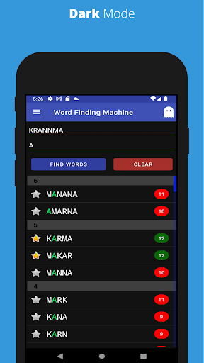 Word Finder, Word Machine Screen 2