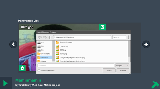 3Sixty Mobile Web Tour Maker