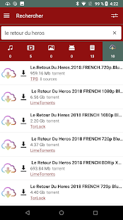 Aperçu de l'application