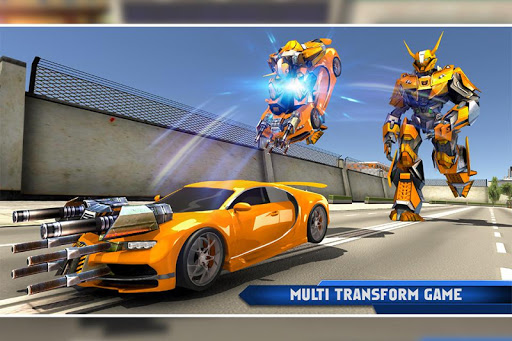 Bull Robot Car Transforming Games: Robot Shooting apkpoly screenshots 7