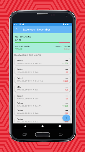 Expense Manager Screen 3
