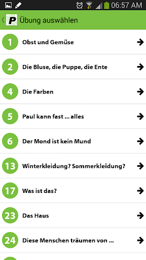 TESTE DEIN DEUTSCH Wortschatz1 Screen 2
