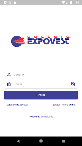 Android application EXPOVEST ONLINE screenshort
