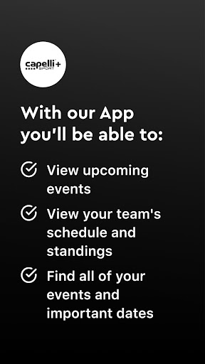 Capelli Sport Plus Events Screen 2