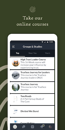 Android application Trueface screenshort