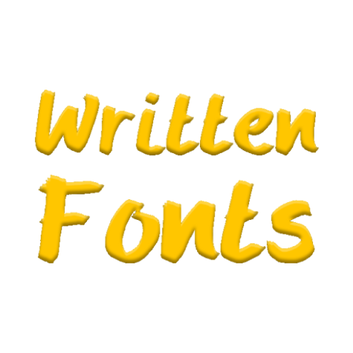 Written Fonts Message Maker  Icon