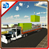 Cargo Container Delivery Truck icon