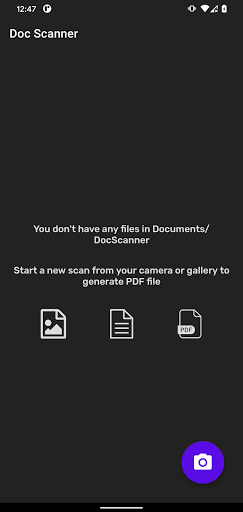 Android application DocScanner - convert Image to screenshort