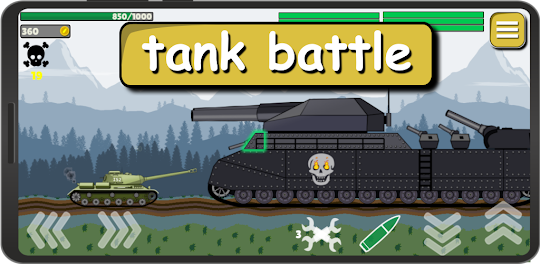 Tank Battle War 2d: vs Boss