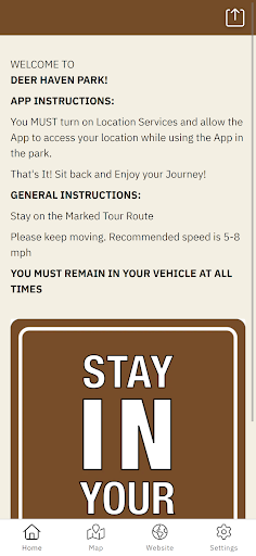 Android application Deer Haven Park Tour screenshort