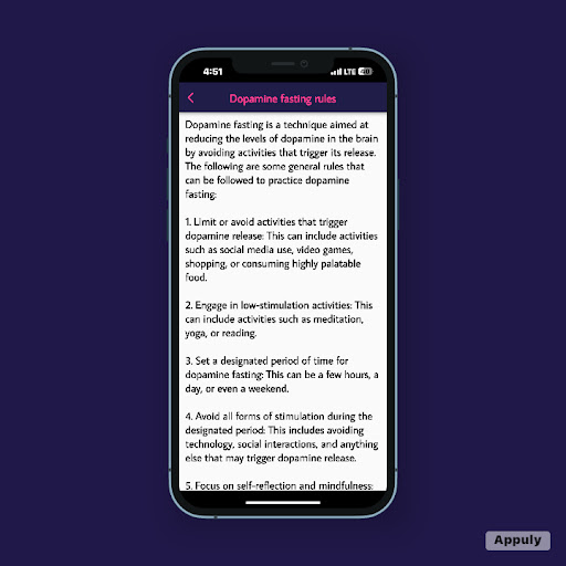 Dopamine fasting Screen 3