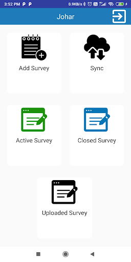 Android application Johar screenshort
