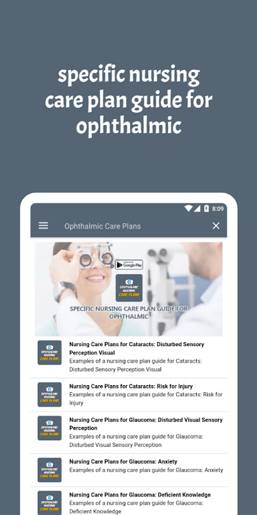 Ophthalmic Nursing Care Plans - 1.4 - (Android)
