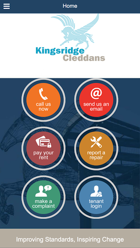 Android application Kingsridge Cleddans Housing screenshort