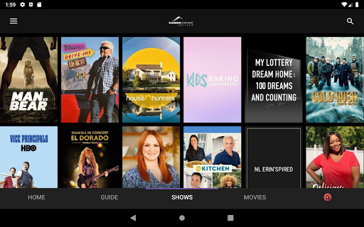 Screenshot of Rainier Connect Stream TV