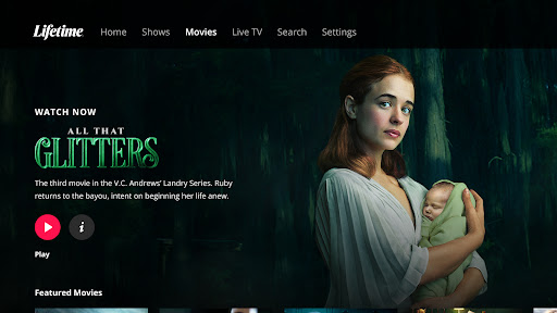 Screenshot of Lifetime: TV Shows & Movies