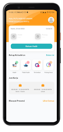 Presensi Online MPP Badung Screen 2