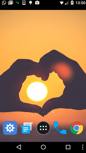 heart hand wallpaper Screen 2