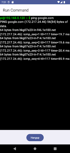 SSH Command Runner Screen 3