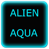 Alien Aqua Keyboard Skin icon