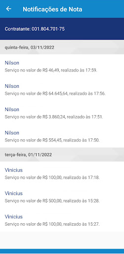 NFSe Cidadão Screen 3