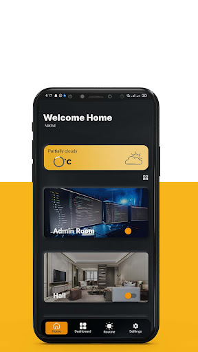 Android application Smart Home screenshort