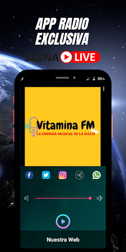 Android application Vitamina FM screenshort