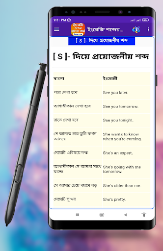 উচ্চারণ সহ ইংরেজি শব্দের অর্থ