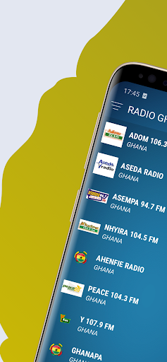 Android application Ghana Radios - Live Fm Radios screenshort
