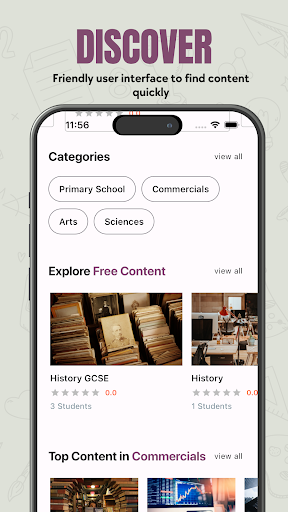 Android application Lit Files - Exam Papers, Notes screenshort