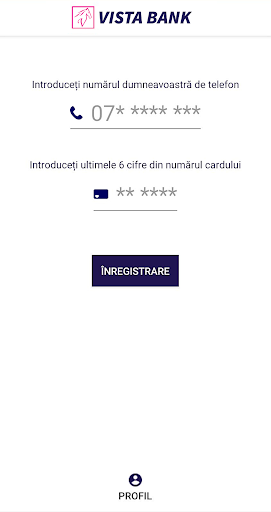 Android application Vista 3DSecure screenshort