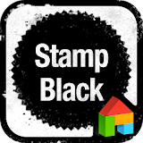 Stamp black dodol theme icon