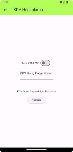 Vergi Hesap Makinesi: KDV, ÖTV Screen 2