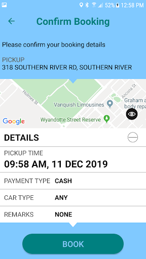 Auzi Cab Services Screen 3