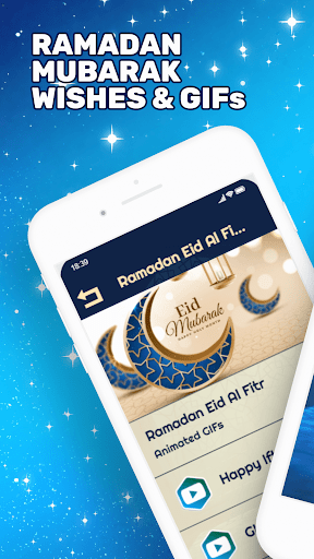 Android application Ramadan Mubarak Wishes GIF screenshort