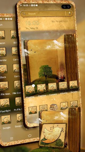 Fantasy Book Launcher Theme