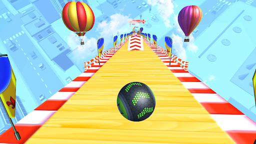 Android application Rolling 3D Sky Ball screenshort