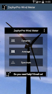ZephyrPro Medição do vento