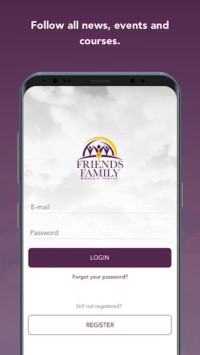 Android application Friends Family Worship Center screenshort
