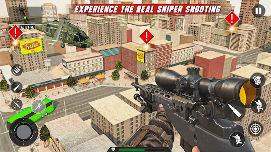 Sniper Games Gun Shooting Game