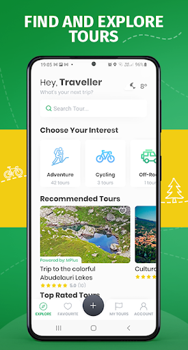 Android application Biliki - Self-Guided Tours screenshort