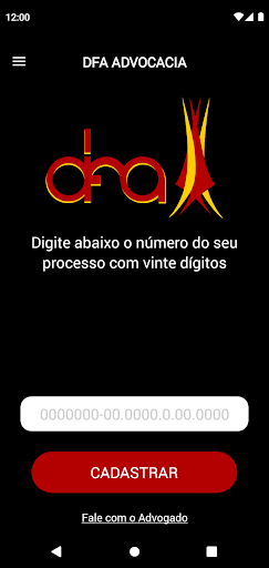 Android application DFA Advocacia screenshort