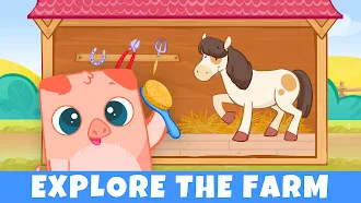 Game screenshot Bibi Farm: Games for Kids 2-5 mod apk