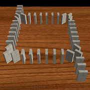 3D Domino Toppling