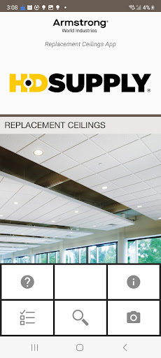 Android application Replacement Ceilings-HDSupply screenshort