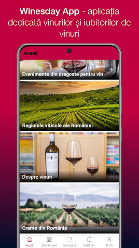Android application Winesday App screenshort