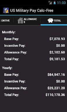 US Military Pay Calcのおすすめ画像4